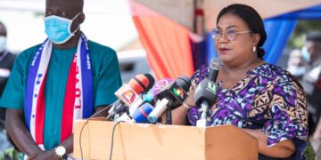 First Lady takes health outreach to Tema