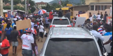 Watch Live: Prez Nana Addo storms Abossey Okai