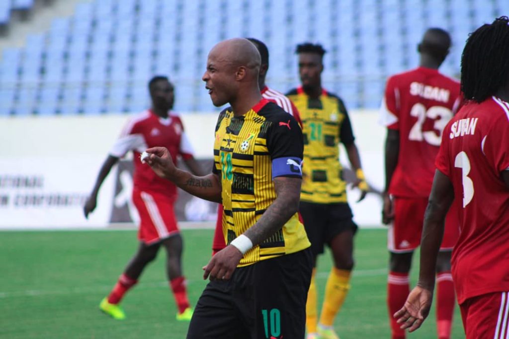 2021 AFCON qualifier: injured Andre Ayew confident of victory against Sudan in second leg