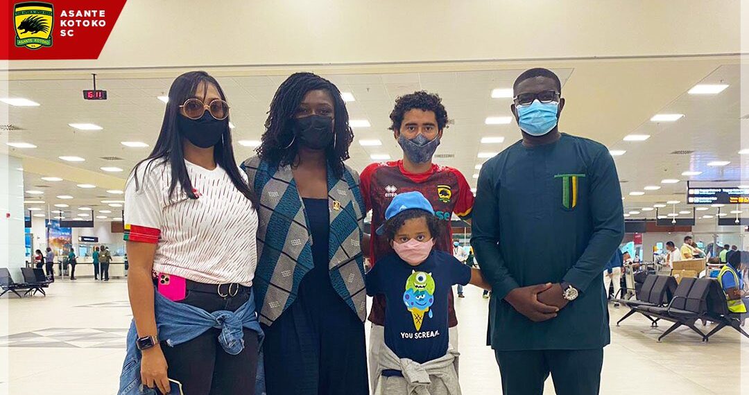 Fabio Gama Dos Santos arrives in Ghana to begin Kotoko career