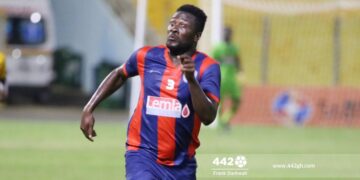 VIDEO: Asamoah Gyan in action for Legon Cities against Medeama