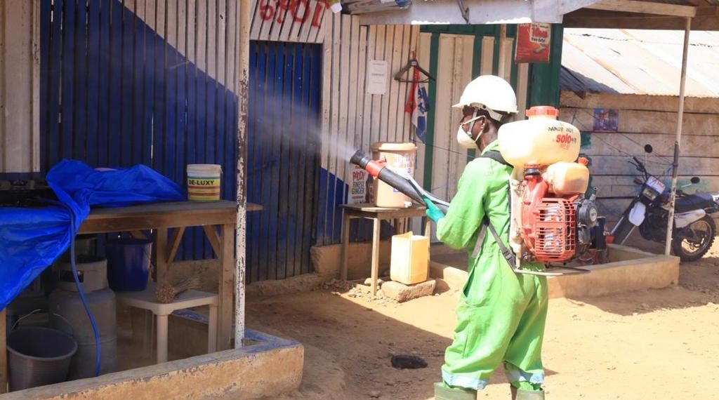 Sanitation Ministry disinfects markets in Oti Region