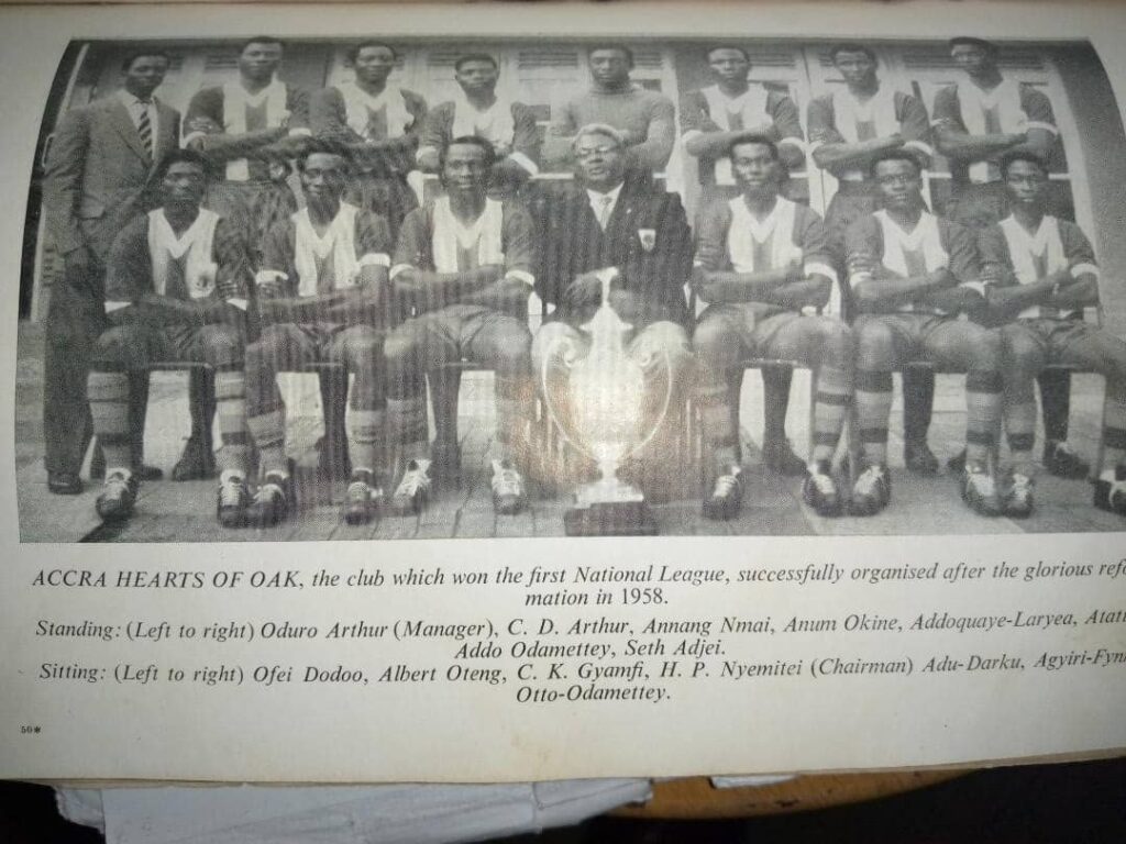 Today In Sports History: Hearts of Oak crowned 1958 League Champions
