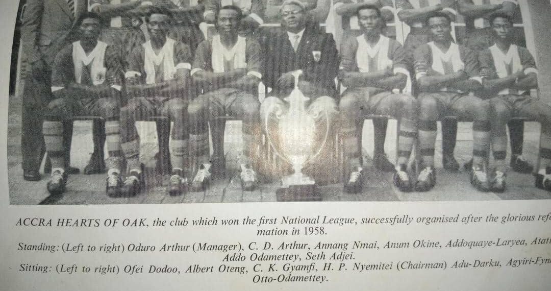 Today In Sports History: Hearts of Oak crowned 1958 League Champions