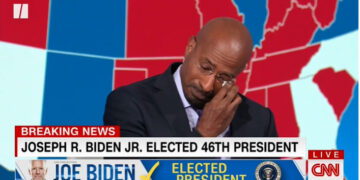 Video: CNN host cries live on TV over Biden’s win