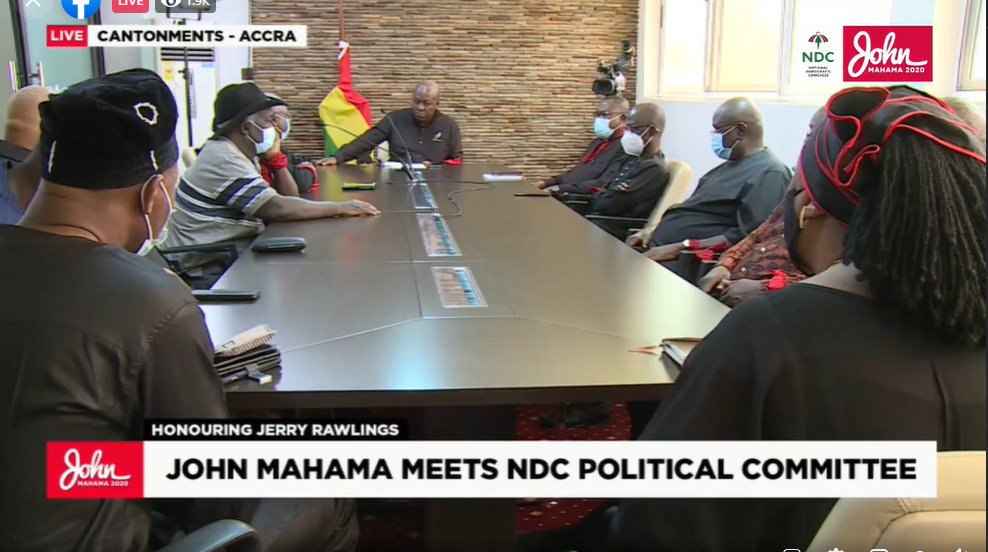 Playback: NDC holds meeting over Rawlings’ death