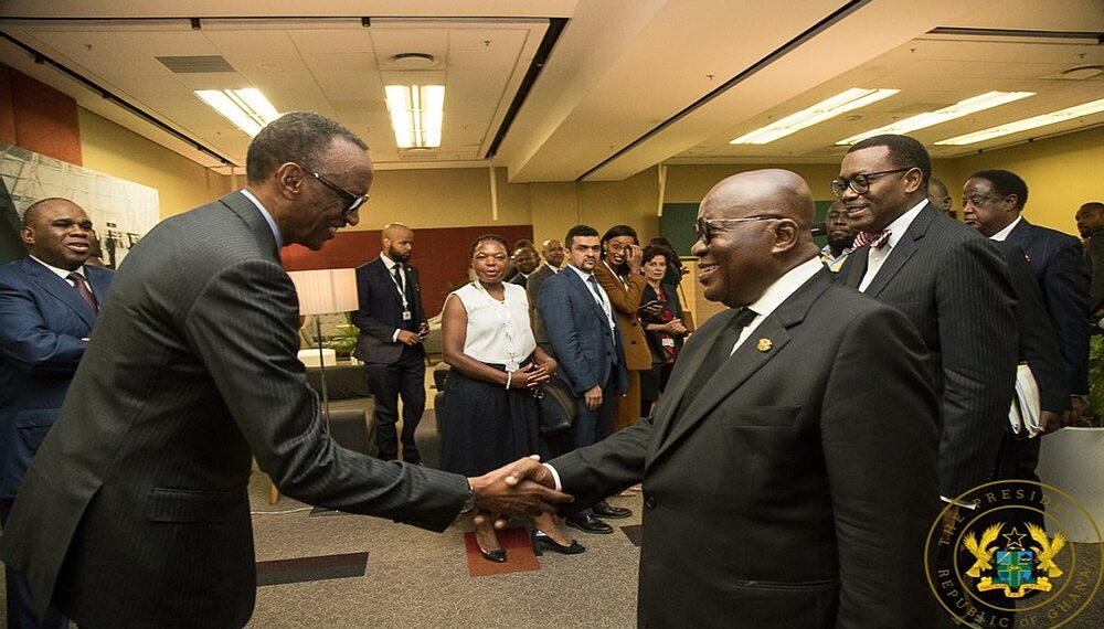 Your re-election is a testament to Ghana's trust in you- Paul Kagame to Prez. Nana Addo