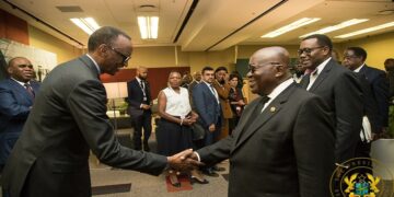 Your re-election is a testament to Ghana's trust in you- Paul Kagame to Prez. Nana Addo
