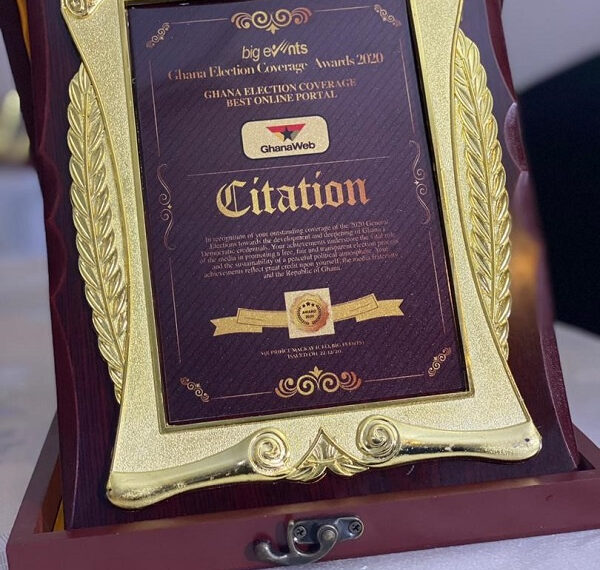 GhanaWeb adjudged Best Online Portal for 2020 election coverage