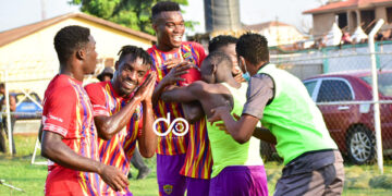 Umar Manaf late strike wins game for Hearts against King Faisal