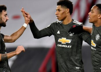 Rashford double as Man United beat Sheffield United