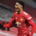 Marcus Rashford’s stoppage-time winner moves Man Utd second