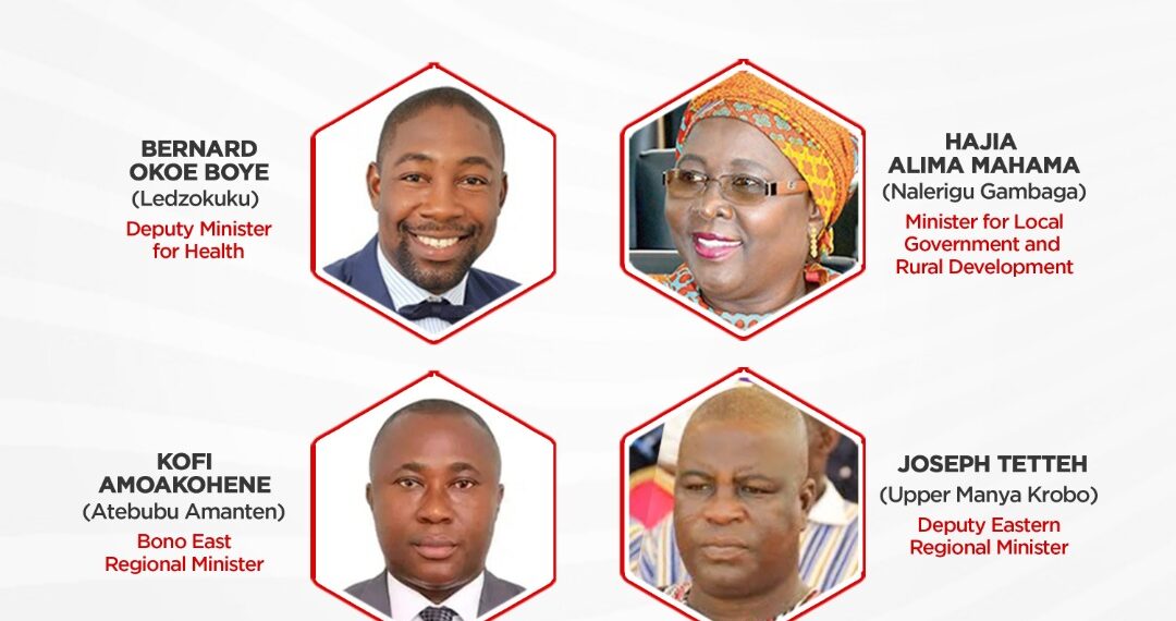 Infographic: NPP MPs who could not retain their seats