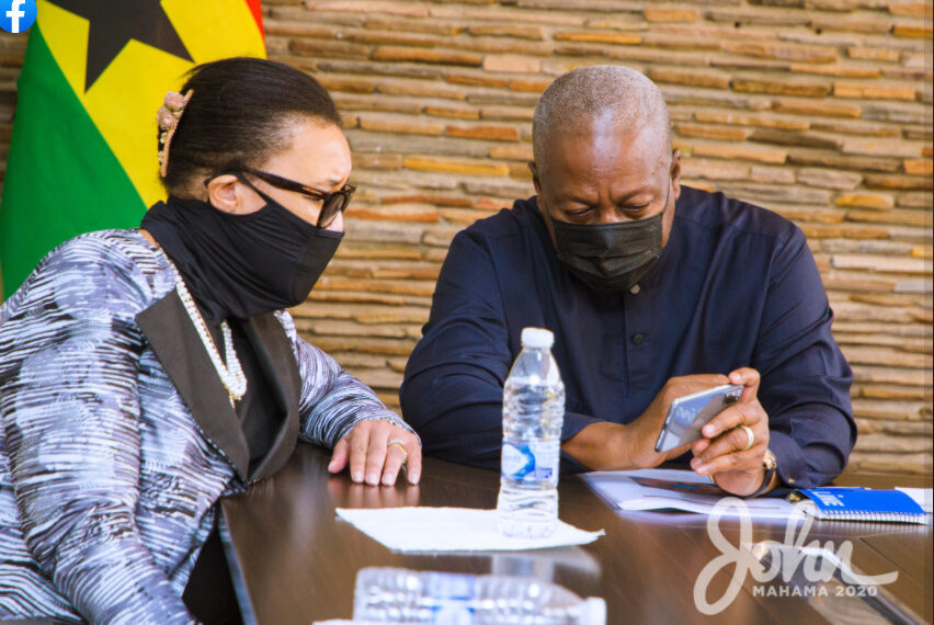 Mahama shows Commonwealth Secretary-General why he's not accepting Presidential election result