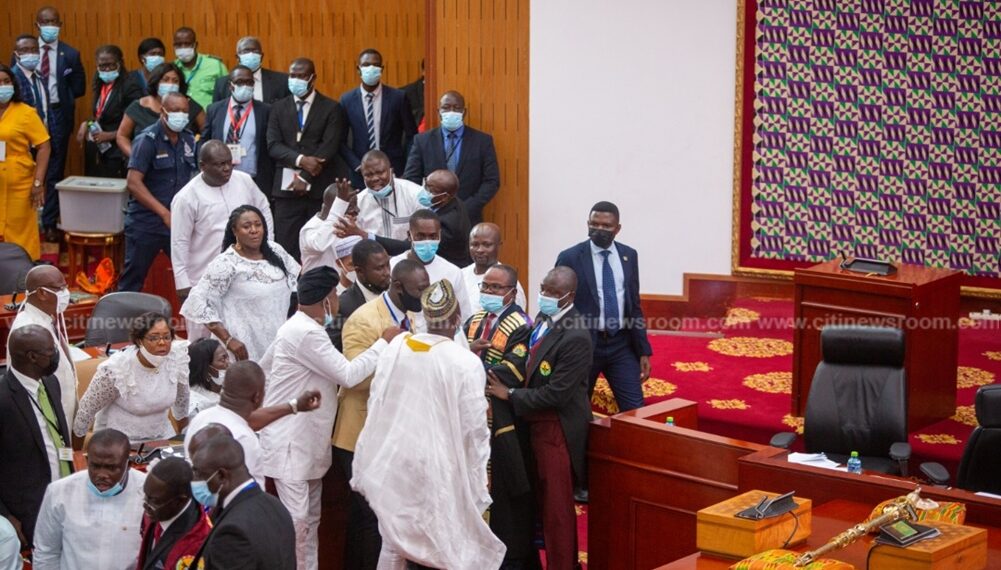 Pardon Parliamentarians for their chaotic behaviour - Yaw Buaben Asamoa