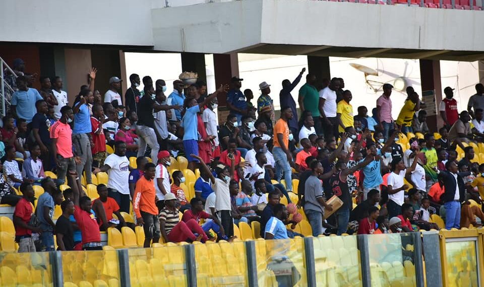 COVID-19: Football Fans return to the various stadia after 298-days