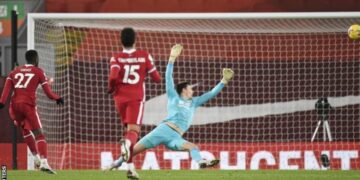 Liverpool’s unbeaten home run ended by Burnley