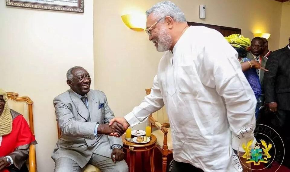 Former President Kufuor tribute to Rawlings will shock you