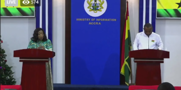 Watch Live Minister's press briefing update on swearing-in of Prez Nana Addo