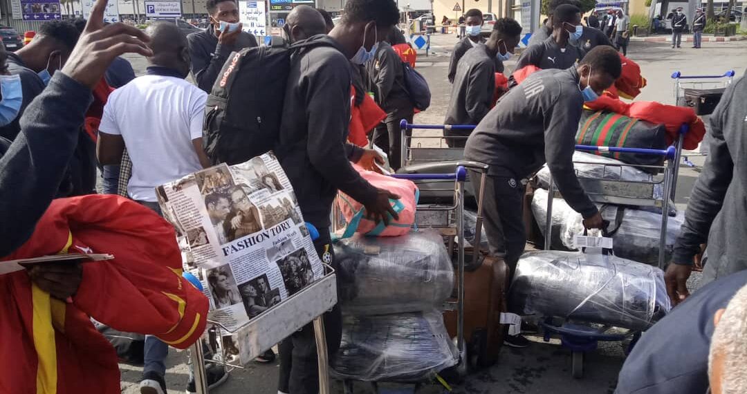 Black Satellites arrive in Morocco for friendlies