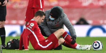 Liverpool captain Henderson out until April with groin injury