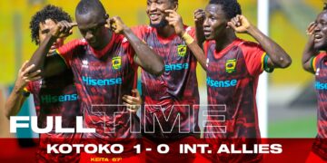 GPLonHappyFM: Asante Kotoko 1-0 Inter Allies (Highlights)
