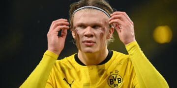 Haaland breaks two Champions League records in Sevilla clash