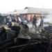 Fire guts Sunyani timber market