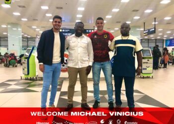 Michael Vinicius arrives in Ghana to begin Asante Kotoko career