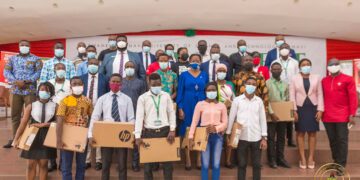 Absa Bank Ghana provides KNUST students with laptops