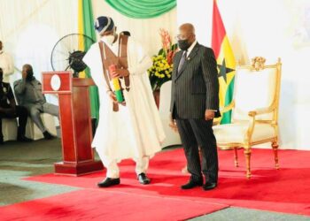 Mustapha Ussif sworn into office as new Sports Minister