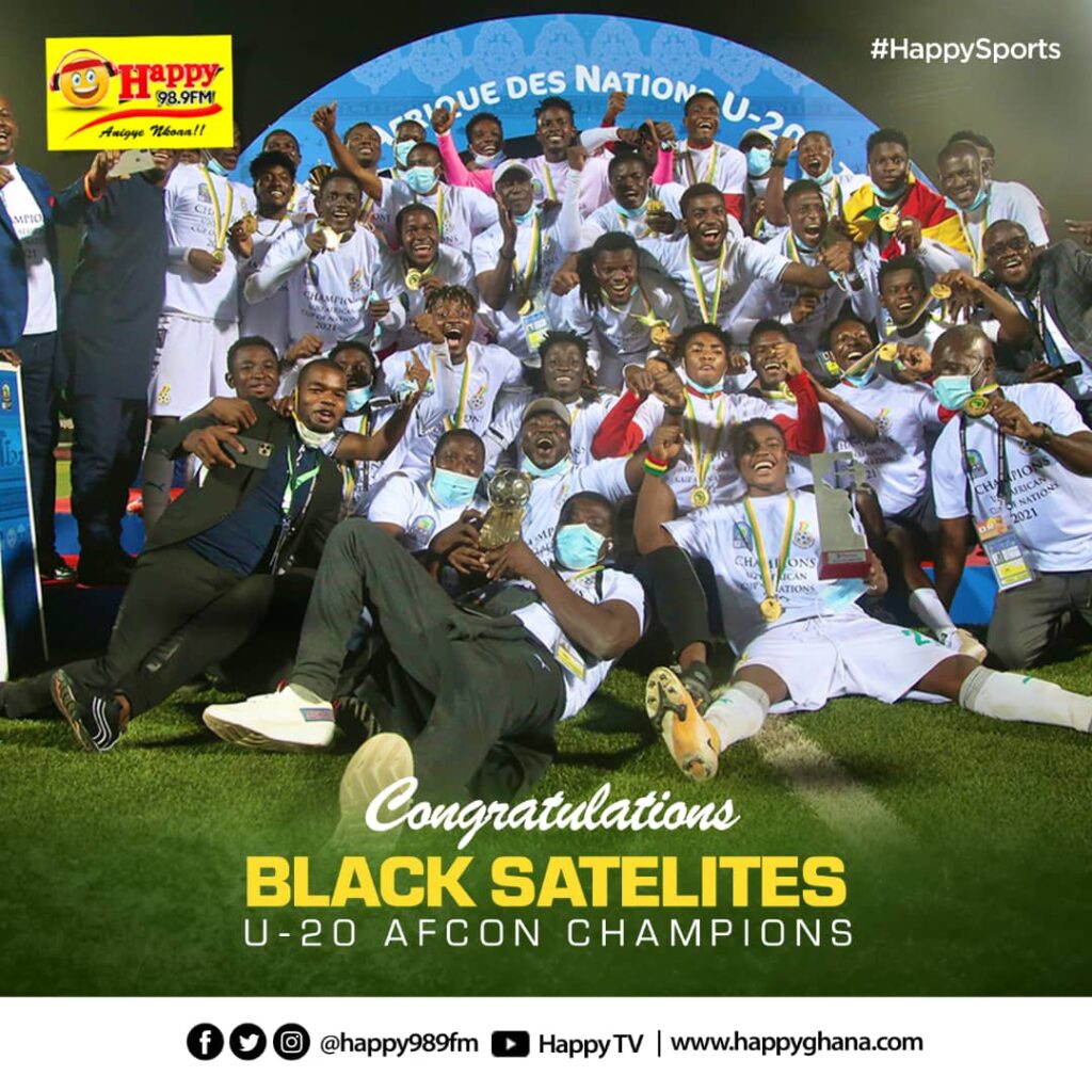 President Akufo-Addo congratulates Black Satellites for winning U-20 AFCON title