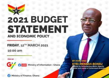 Watch Live: Osei Kyei Mensah Bonsu presents 2021 budget today