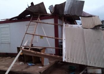 Photos: Heavy Rainfall causes havoc at Prampram Polyclinic