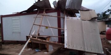 Photos: Heavy Rainfall causes havoc at Prampram Polyclinic