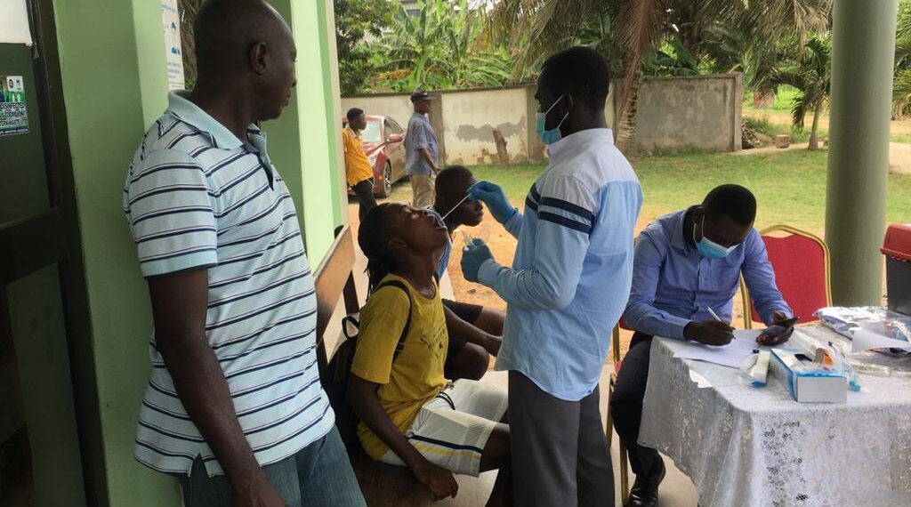 Hasaacas Ladies players and staff go through COVID-19 testing