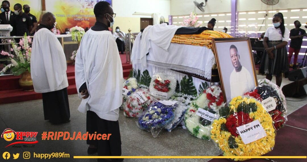 Happy FM’s DJ Advicer laid to rest