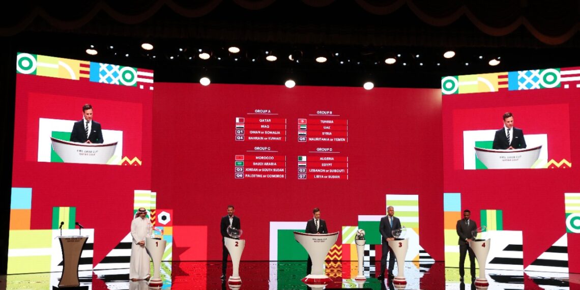 CAF President Motsepe attends FIFA Arab Draw in Doha