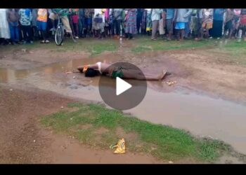 Police refuse to touch body of lady killed by thunder strike