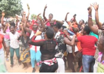 Ban on noise making: Ngleshie Amanfrom youth beat Immigration officers for disturbing