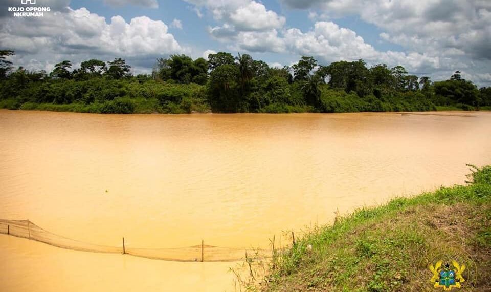 Minister weeps over galamsey destroying water bodies