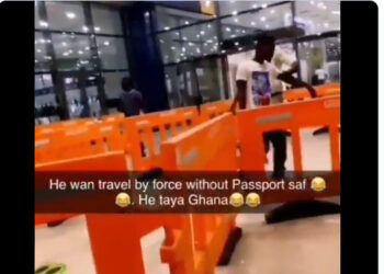 Video: Man creates scene at airport, demands to travel without passport
