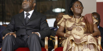 Ex-Ivorian President Gbagbo files for divorce after returning home from ICC acquittal
