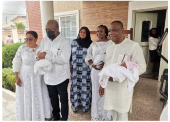 Joyce Bawah Mogtari gives birth to triplets, receives love on social media