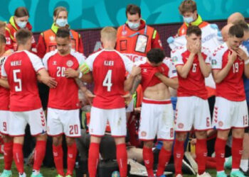 EURO 2020:Christian Eriksen collapses during Denmark-Finland game