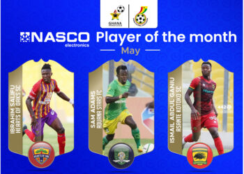 GPLonHappyFM: Salifu, Adams, Ganiu nominated for NASCO Player of the Month Award