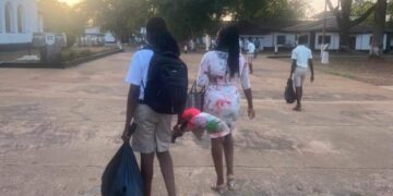 Achimota students jubilate upon seeing Rasta student on campus