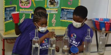 Preschoolers and Elementary School Students Conduct Science Experiments at Learning Skills International School