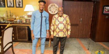 Prez Nana Addo directs Sports Minister to engage Callum Hudson-Odoi on nationality switch
