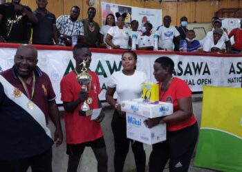Emmanuel Ofori, Cynthia Arthur emerge winners of Asawa National Open Table Tennis Championship